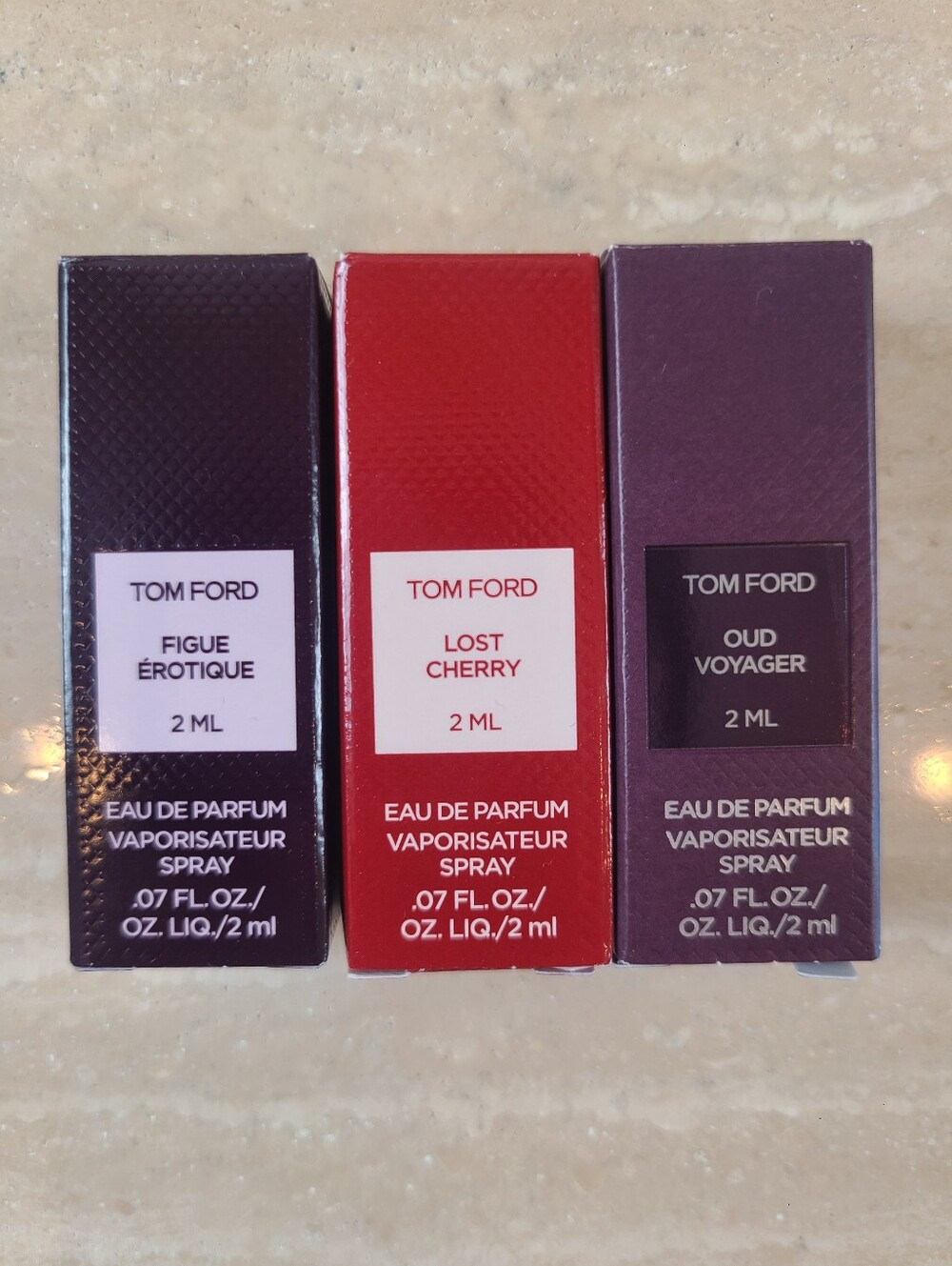 New Set of 3 Tom Ford Perfume Samples Travel Sample Size
